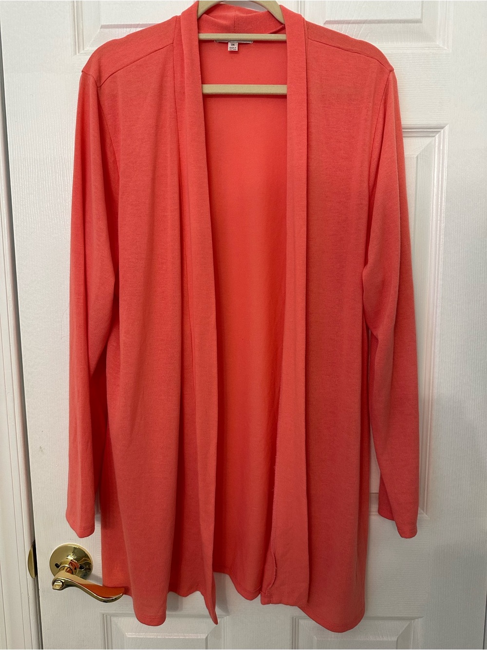Women's Open-Front Coral Cardigan Sweater
